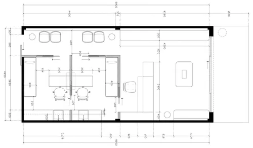 Przykładowy rzut apartamentu, wariant 2